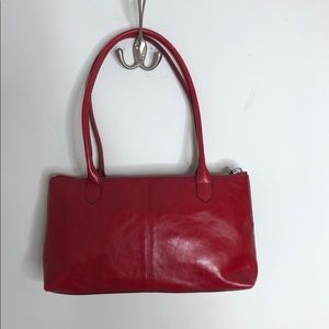 Hobo Red Leather Purse